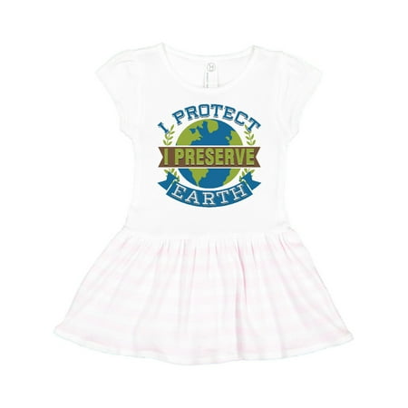 

Inktastic Earth Day Protect Preserve Planet Gift Toddler Girl Dress