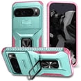 thumbnail image 1 of Funda para GANGXUN Google Pixel 9 Pro XL - Soporte metálico, Función magnética, Verde, 1 of 5