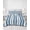 Blue, White, variant on Quilts Full Size, Boho Mint Green Soft Comforter Bedding Set for Bed, Minimalist Farmhouse Striped Lightweight Quilted Bedspread with Pillow Cover(2 Pieces) for All Season, 78x90 Inch