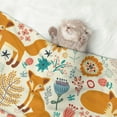 thumbnail image 2 of Yiaed Whimsical Fox Floral Garden Print Dog Blankets-Cat Blanket Washable for Couch Protection,Puppy Blanket, Soft Plush Reversible Throw Furniture Protector-Small, 2 of 8