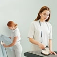thumbnail image 4 of Mini Handheld Steam Iron Folding Portable Wrinkle Remover, Lightweight Travel Ironing Machine with Adjustable Temp Control for Clothes, Iron *1, 4 of 9