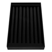 Zehuanyu Ring Earring Organizer Tray PU Leather Jewelry Storage Flannel Jewelry Display Case Jewelry Holder Box For Rings Earrings