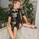 thumbnail image 4 of Balery Gothic Skull With Roses Conjunto de Pijama Infantil de Manga Corta con Estampado – Ropa de Dormir de Algodón Suave-4X-Large, 4 of 6
