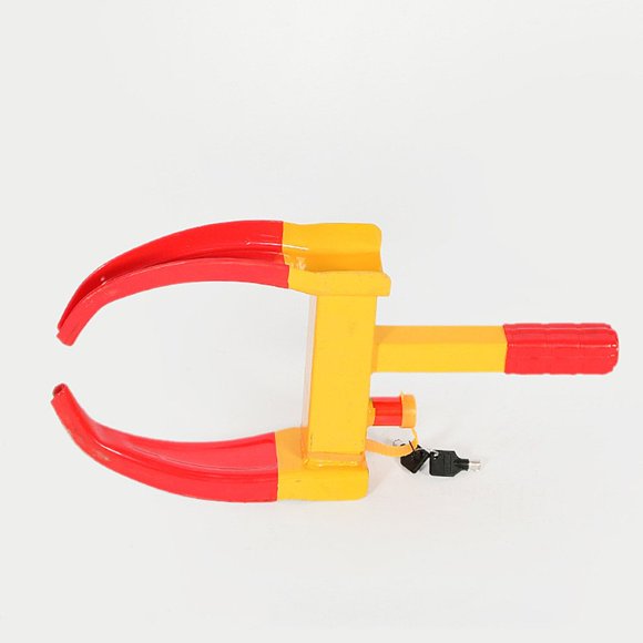 THORMN New Heavy Duty 9 Holes Wheel Tire Lock Clamp Anti-Theft Safe Parking Boot for Car Truck SUV Boat ATV RV Accessories