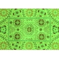 thumbnail image 1 of Ahgly Company Indoor Rectangle Abstract Green Modern Area Rugs, 2' x 4', 1 of 4