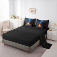 thumbnail image 3 of Catabedysis Camping 7 Pieces Full Size Bedding Sets,Rustic Style Full Size Bed in a Bag For Boys,Multicolor,Black Reversible, 3 of 7