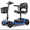 Blue, variant on Yardmaster 4-Wheel Mobility Scooter, Foldable Electric Scooter with 22 Ah Removable Lithium Battery, All-Terrain Wheels, 15 Miles Distance, Best Gift for Wife and Senior, Blue