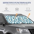 thumbnail image 4 of Windshield Sun Shade, Cartoon Funny Cute Shark_A Foldable Car Sun Shade Windshield For Front, 2 Pieces, 4 of 4