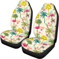 thumbnail image 4 of Uourmeti Car Seat Covers Auto Decor Polyester, Compatible with Vehicle Seats Auto Interior, for Truck Cars, Palm Tree Floral Pattern, 4 of 8