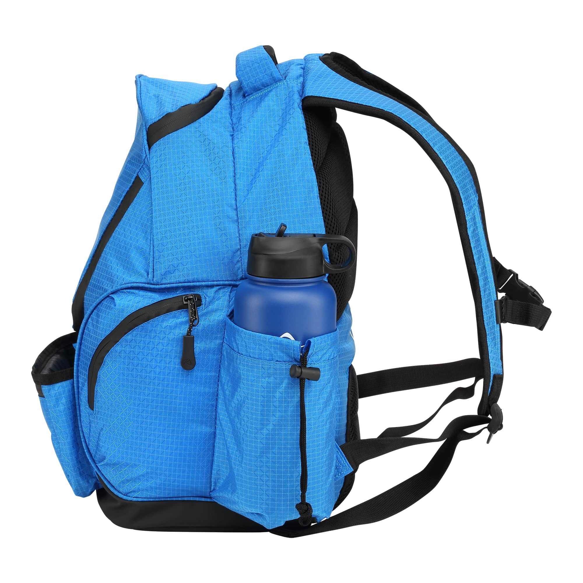 Prodigy Disc BP-3 V3 Disc Golf Backpack | Frisbee Golf Bag with 30+ Disc Capacity | Disc Golf Bag Backpack - Great for Beginners | Tear and Water Resistant | Large Disc Golf Bag (Blue)