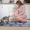 thumbnail image 4 of Bohemian Retro Geometric Patterns Kitchen Rugs and Mats Sets Of 2,Kitchen Decoration Rugs,Rubber Backing Non-Slip Floor Mat for Sink Washable Waterproof Laundry Room Runner Rugs, 4 of 7