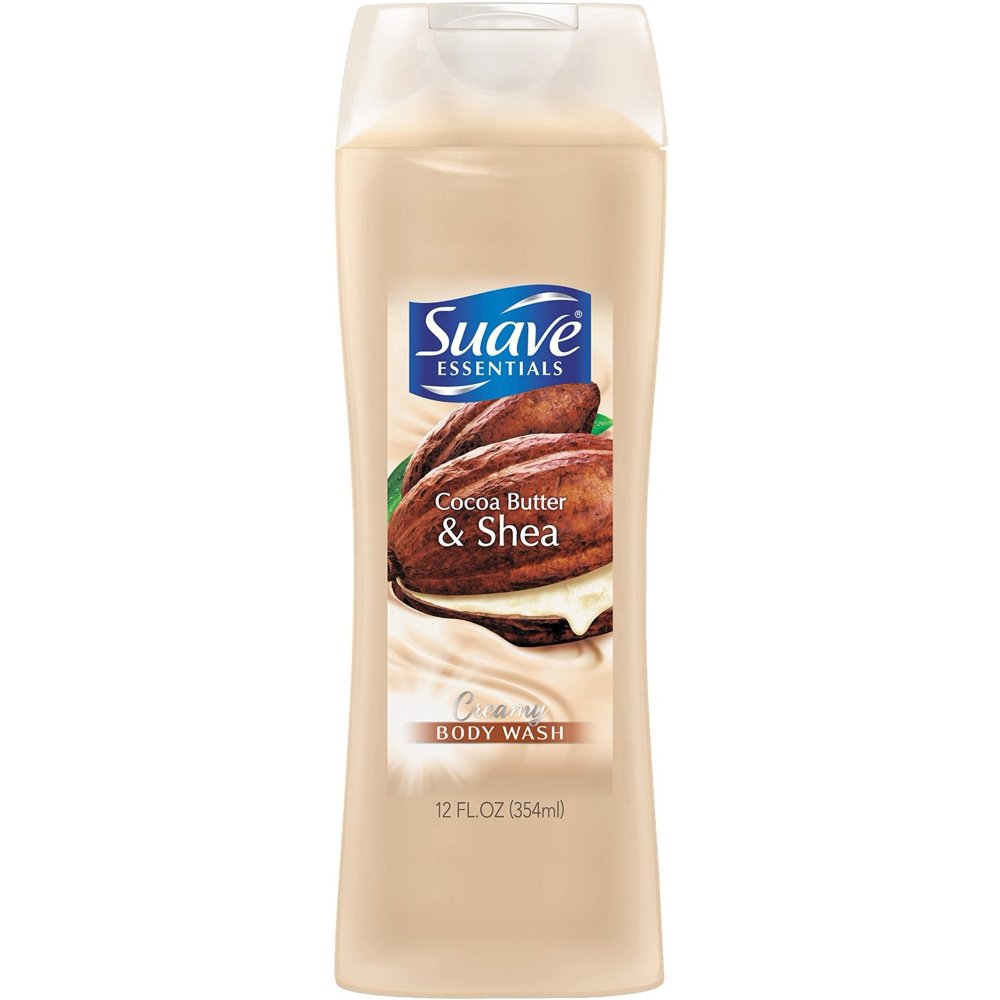 Suave Naturals Creamy Body Wash Cocoa Butter & Shea 12 oz (Pack of 2
