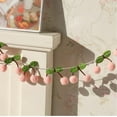 thumbnail image 3 of Dalrosia 3PCS Cherry Garland Decoration Cherries Birthday Decoration Christmas Pompom Felt Bunting Cherries 6.6 Ft Garland Colorful DIY Fruit Hanging for Baby Birthday Wedding, 3 of 5