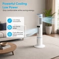 thumbnail image 4 of TABU Swamp Cooler, Tower Fan with Dual Fan, Portable Air Conditioner with 24H Timer, Evaporative Air Cooler, Remote Control, Living Room, Office, Home, 4 of 7