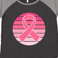 thumbnail image 4 of Inktastic Breast Cancer Pink Ribbon Retro Women's Plus Size T-Shirt, 4 of 5