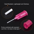 thumbnail image 4 of Uxcell 100Pcs 25G Agujas de Dosificación con Luer Lock, Tubo de Aguja de Pegamento PTFE de 1/2", Aguja Flexible, Roja, 4 of 6