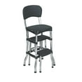 thumbnail image 1 of Cosco 11120Cbb1E Black Retro Counter Chair / Step Stool, Black, 1 of 4