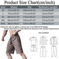 thumbnail image 3 of PMUYBHF Male Mens Basketball Shorts Long Male Spring and Summer Solid Color Button up Shorts Sports Basketball Pants, 3 of 4