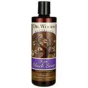 Dr. Woods Raw Black Soap with Fair Trade Shea Butter - Original 16 fl oz Liq