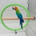 thumbnail image 4 of Percha de pájaro de Natural para mascotas, soporte de columpio para loros, jaula de pollo para periquitos y guacamayos, juguete de hamaca Sunnimix Perca de pájaro, 4 of 5