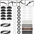 thumbnail image 1 of 26 pares de gafas antideslizantes de silicona, gancho para la oreja, almohadillas adhesivas para la nariz, 1 of 5