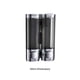 thumbnail image 4 of Injueey Dispensador de fluidos de 300ML, contenedor de Gel de rellenable, botella de prensa para colgar en la pared, reutilizable para Juegos de accesorios de baño Plata  2PCS, 4 of 6