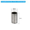 thumbnail image 2 of M5 Steel Spacers, 20 Pcs Metal Spacers Steel 5mm ID x 6mm OD x 10mm L Round for 1/5in or M5 Screw Bolts, 2 of 5