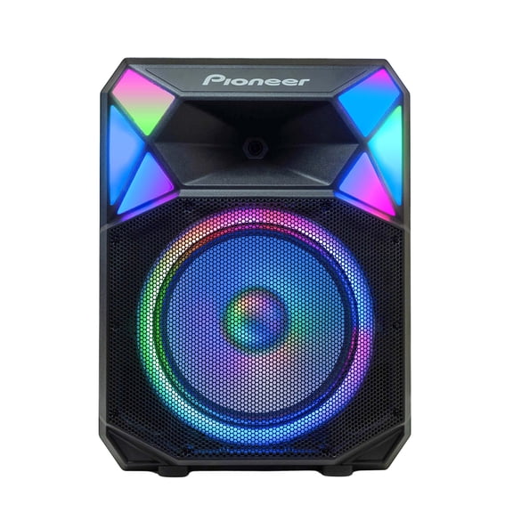 Pioneer PSX615 700W 15” Party Speaker with Auracast & RGB LED Lights (Includes Wireless Microphone & Stand)