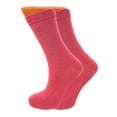thumbnail image 2 of Combed Cotton Crew Socks for Women Colorful 6 Pairs Size 9-11 - Design 3, 2 of 9