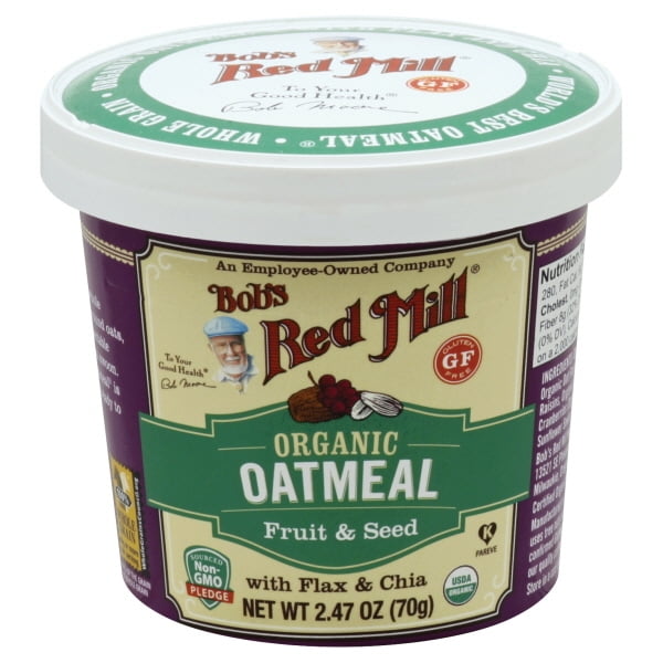 bob's red mill gluten free oatmeal cups