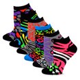 thumbnail image 3 of TeeHee Fun Novelty Animal Print Socks for Women Low Cut Ankle No Show Socks 12 Pairs (Animal Print), 3 of 4