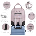 thumbnail image 5 of MIUSSE Underseat Carry on Luggage 16 Inch Soft Sided Luggage with Wheels and TSA Lock Airline Approved Small Suitcase for Men Women, 5 of 7