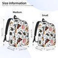 thumbnail image 2 of Easygdp Hip Hop Dog for Durable Canvas Laptop Backpack - Adjustable Shoulder Strap, Large Capacity, Fits 15-17in Laptops, for School, Work, Travel-Small, 2 of 5