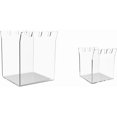 thumbnail image 1 of HUGFEGWE Ziplock Bag Holder,Baggy Rack Holder for Food Prep Bag,Food Storage Bag Stand,Hands-Free to Pour Leftovers,Filling Zip Lock Freezer Bag Stand,Comes with both Quart Gallon Sizes CJB91-22065, 1 of 9
