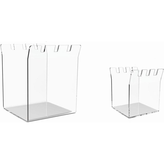 HUGFEGWE Ziplock Bag Holder,Baggy Rack Holder for Food Prep Bag,Food Storage Bag Stand,Hands-Free to Pour Leftovers,Filling Zip Lock Freezer Bag Stand,Comes with both Quart Gallon Sizes CJB91-22065