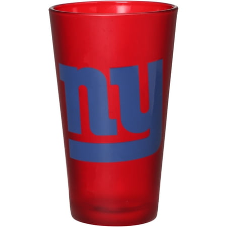 - New York Giants 16 oz. Team Color Frosted Pint Glass - No Size
