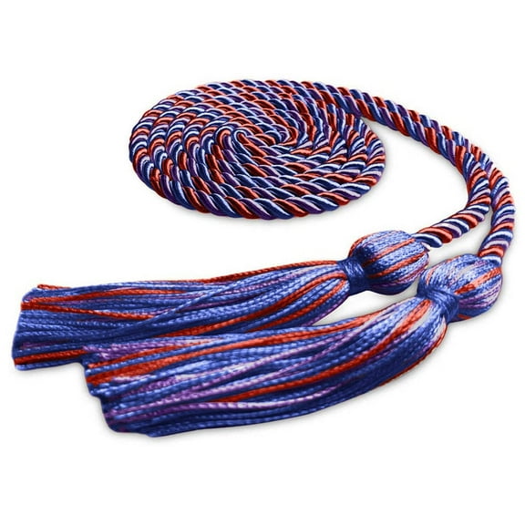 Endea Graduation Single Graduation Honor Cord Royal Blue/Purple/Red
