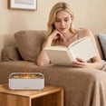 thumbnail image 2 of Essential Oil Diffuser, 300ml Flame Fireplace Aromatherapy Diffuser Cool Mist Humidifier with 7-Color Night Light Auto Shut-Off for Quiet Operation for Home Office Bedroom, 2 of 8