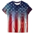 thumbnail image 6 of UngA Women's 250th America Anniversary Independence 250 Years of Freedom Crew-Neck Women Shirts (Navy,S), 6 of 7