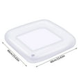 thumbnail image 3 of Inflatable Ice Serving Buffet Bar Food & Drinks Cooler Serving Tray 25X25X4In for Summer Pool Parties Picnics and Camping Trips, 3 of 5