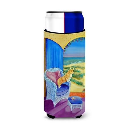 

Caroline s Treasures 7184MUK Corgi Ultra Hugger for slim cans Slim Can multicolor
