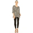thumbnail image 3 of MOA COLLECTION Women's Buttery Soft Long Sleeve Tunic Top Relaxed Fit Lightweight Lounge Wear, 3 of 8