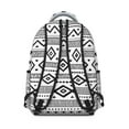 thumbnail image 3 of Boho Fashion Bookbag for Women - Ethnic Print, 17" Laptop Compartment, Large Capacity Oxford Fabric Daypack for Campus & Weekend Getaways, 3 of 6