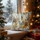thumbnail image 1 of Ireezec Linen Christmas Pillow Cover Holiday Decor Sofa Cushion Ca Farmhou Style Decorative Throw Pillow Cover for Living Room Bedroom asonal Home Accents, 1 of 6