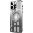 thumbnail image 4 of Magnetic 360 Rotary Stand Holder Case for iPhone 14 13 12 Pro Max 14 Plus Compatible with Magsafe, Aluminum Back Plate Bracket (Silver,for iPhone 12 Pro), 4 of 13