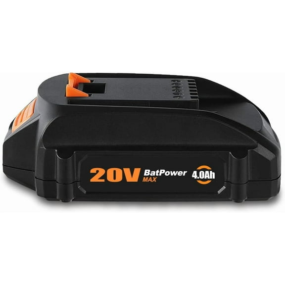 BatPower WA3575 20V 4.0Ah Compact Battery Replacement for Worx 20V Battery 2.0Ah 3.0Ah 1.5Ah WG630 WG322 WG543 WG163 WA3520 WA3525 WA3575 20V Lithium ion Battery
