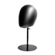 thumbnail image 2 of Cabeza de maniquí, modelo de peluca, sombrero, soporte de exhibición, peluca, accesorios para el cabello, gafas, maniquí negro, 2 of 9