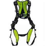 Miller H700 Industry Comfort Harness Quick Connect Buckle Back & Front D-Ring L/