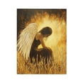 thumbnail image 2 of CozyNet Angel Seated By A Glowing Field Of Wheat Radiant Figure Symbolizing Peace & Divine Care Wall Art Prints With Frame Canvas Perfect for Living Room & Bedroom, Ready to Hang, Wall Decor 12"x16", 2 of 10