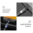 thumbnail image 4 of MesaSe 360°Rotation Magnetic Charging Cable(3ft) 3 in 1 Magnetic Charging Cable  Compatible with Mirco USB  Type C Smartphone and iProduct Device, 4 of 6